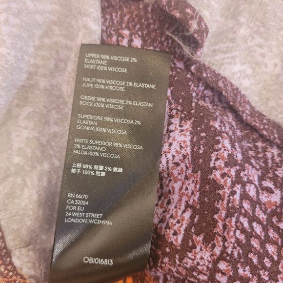 Anthropologie Large Tall maxi long dress snake print texture stretch tank - Picture 12 of 15